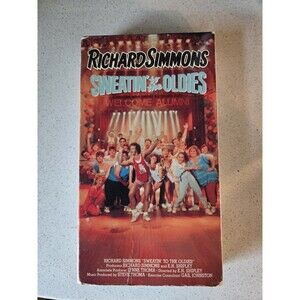 RICHARD SIMMONS Sweatin' to the Oldies VHS Vintage 1988 Video Tape